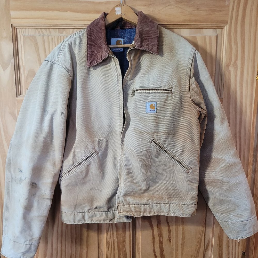 Men's Carhartt Jacket Lined Size Medium